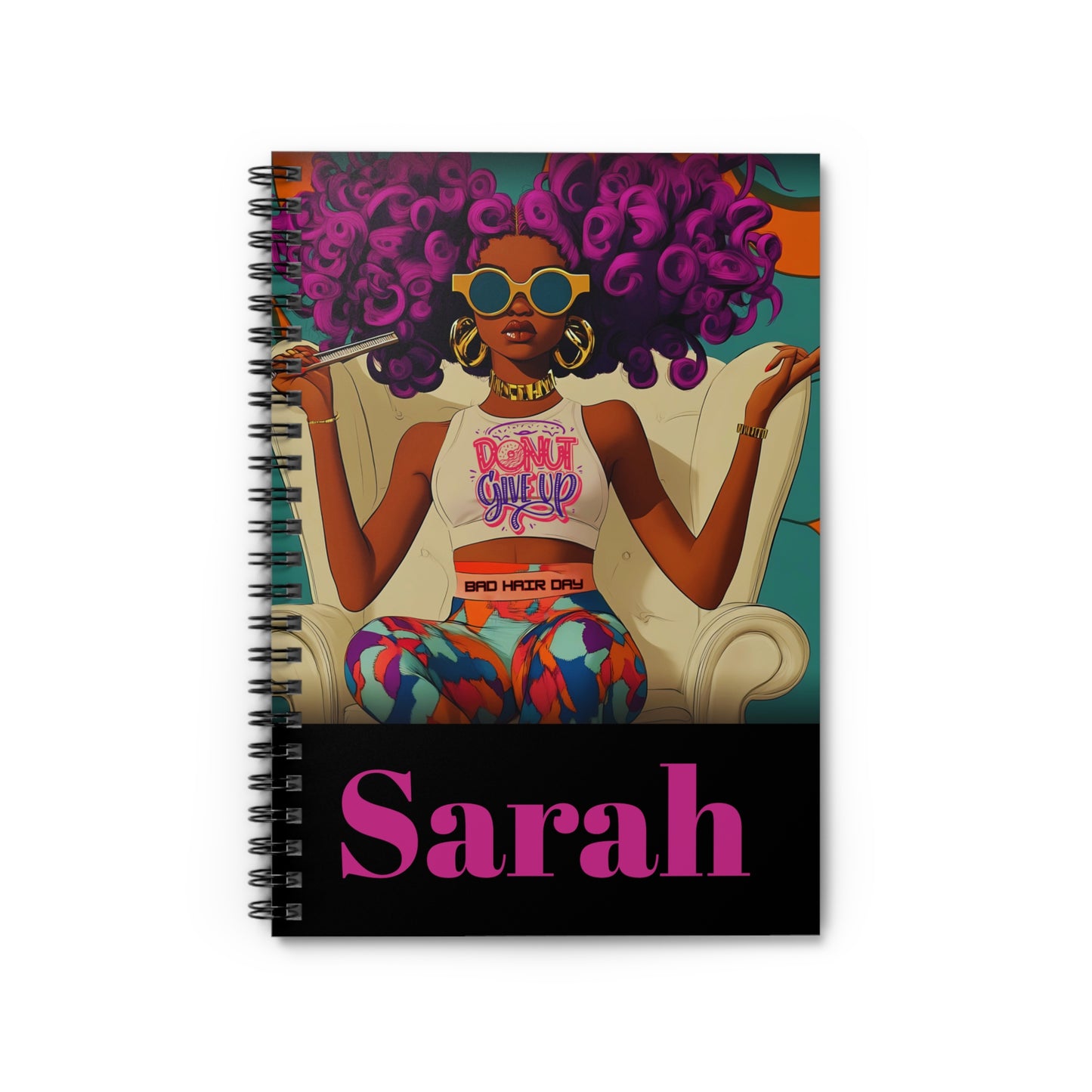 Empowerment Spiral Notebook, Motivational Journal, Self-Love Gift, Self-Care,