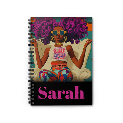 Empowerment Spiral Notebook, Motivational Journal, Self-Love Gift, Self-Care,