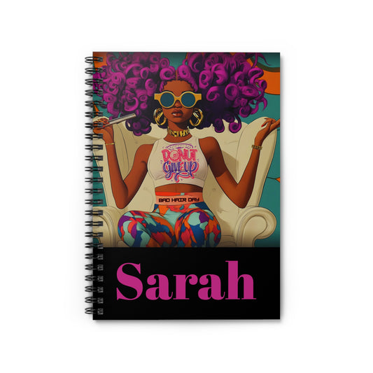 Empowerment Spiral Notebook, Motivational Journal, Self-Love Gift, Self-Care,