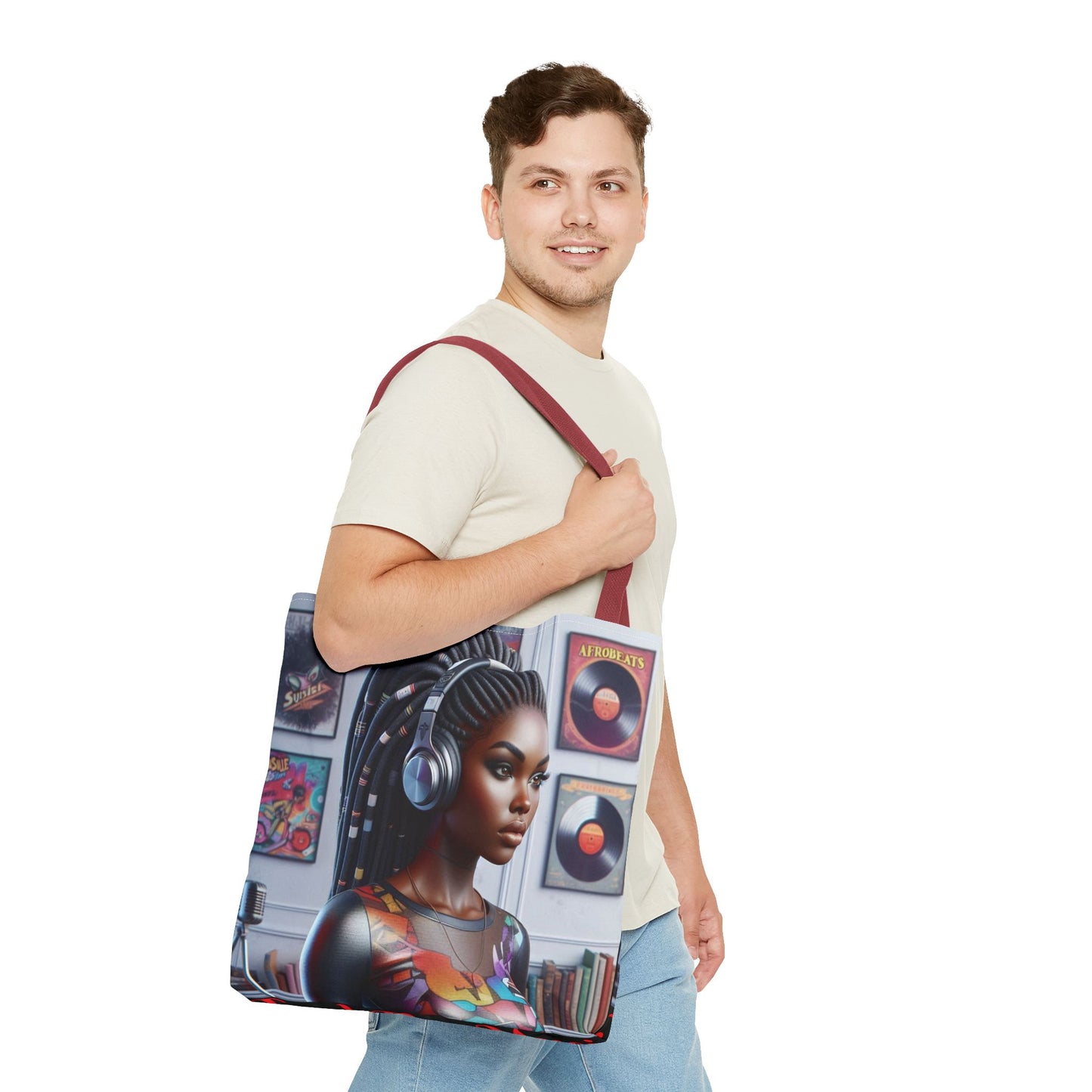 Feel The Music Tote Bag (AOP) #FM16