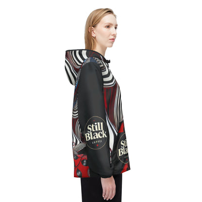 Still Black Windbreaker Jacket (AOP) #SB16