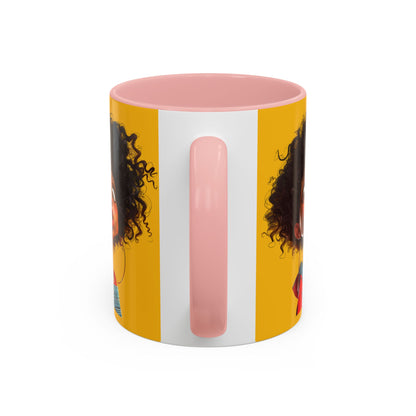 Enter At Your Own Risk Accent Coffee Mug (11, 15oz) #EYOR2