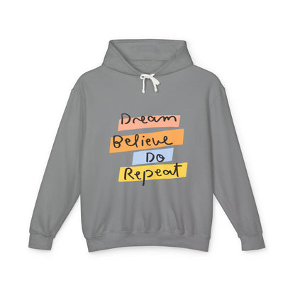 Affirmations Unisex Lightweight Hooded Sweatshirt #AU2