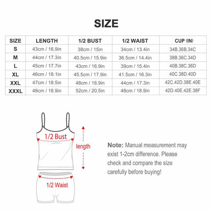 Tankini Two Piece Swimsuits QZ6072 (All-Over Printing on the Top)