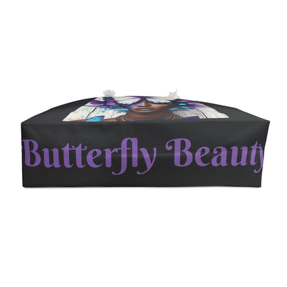 Butterfly Beauty Weekender Bag, Trendy Travel Tote, Overnight Duffel, Fashion,