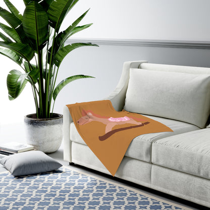 Rocking Horse Baby Swaddle Blanket #RH1