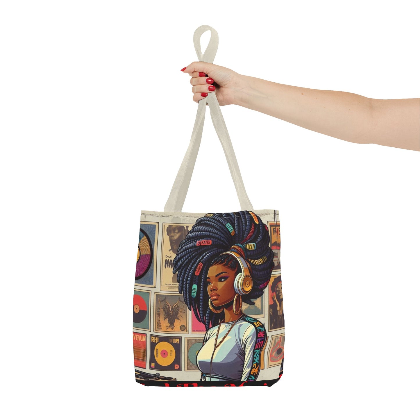 Feel The Music Tote Bag (AOP) #FM1