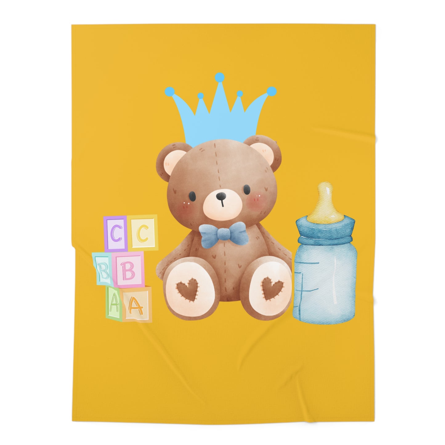 Teddy Bear Baby Swaddle Blanket #TB1