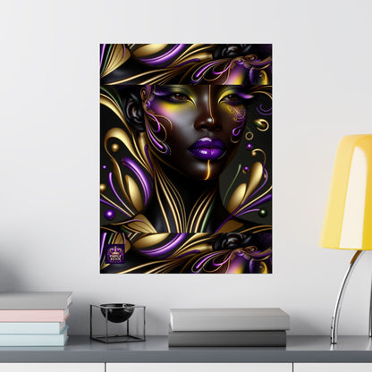 Purrple Reign Matte Vertical Posters #PR7