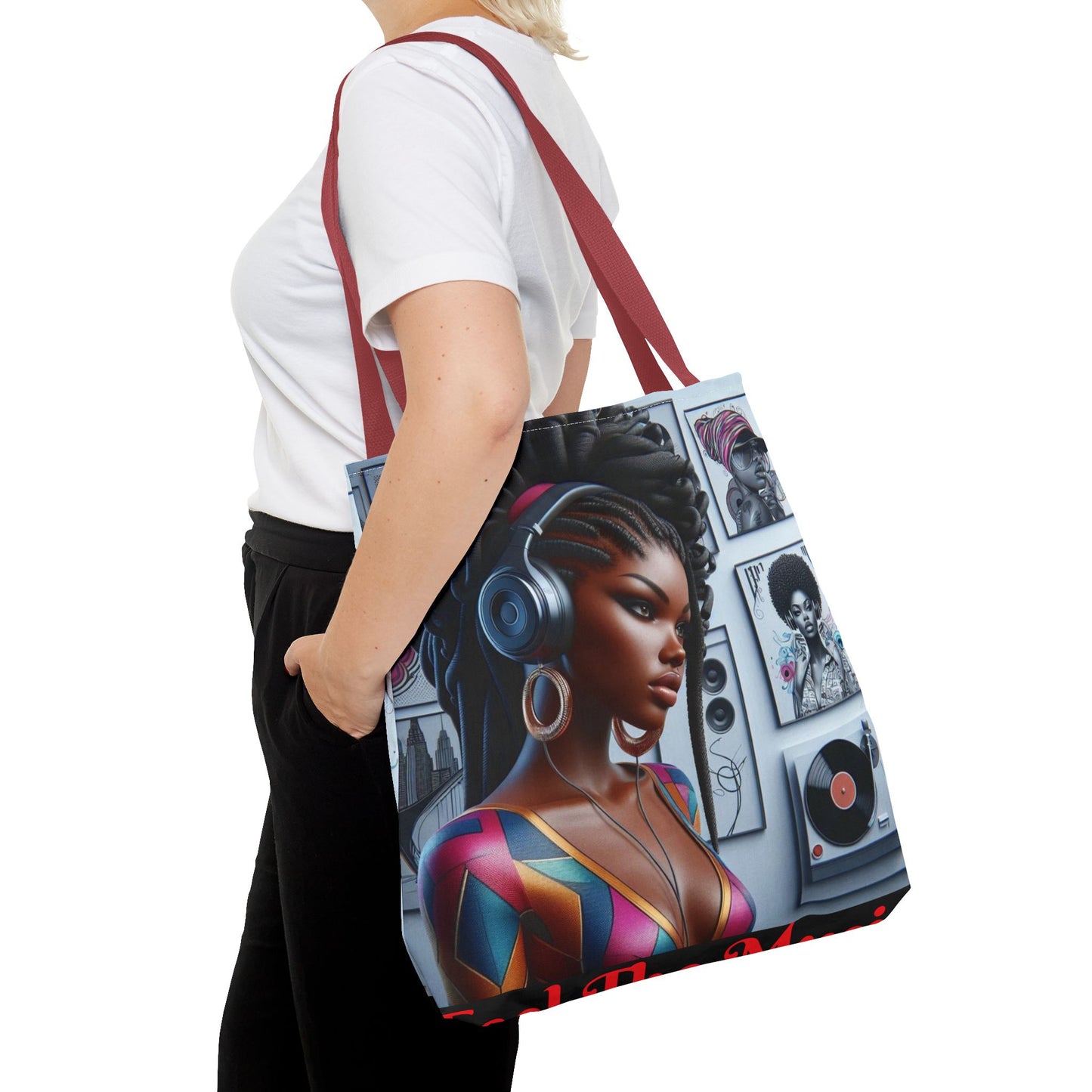 Feel The Music Tote Bag (AOP) #FM12