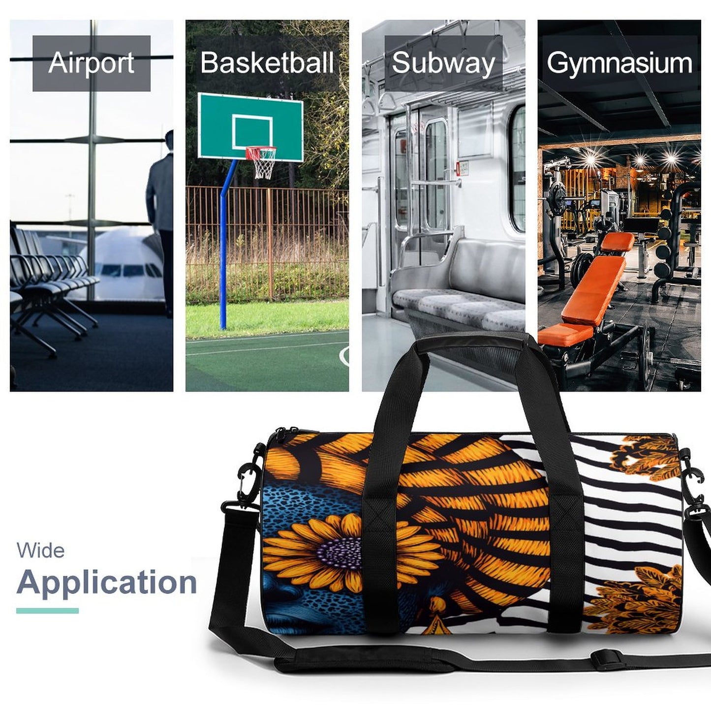 Foldable Duffel Gym Bag Q006