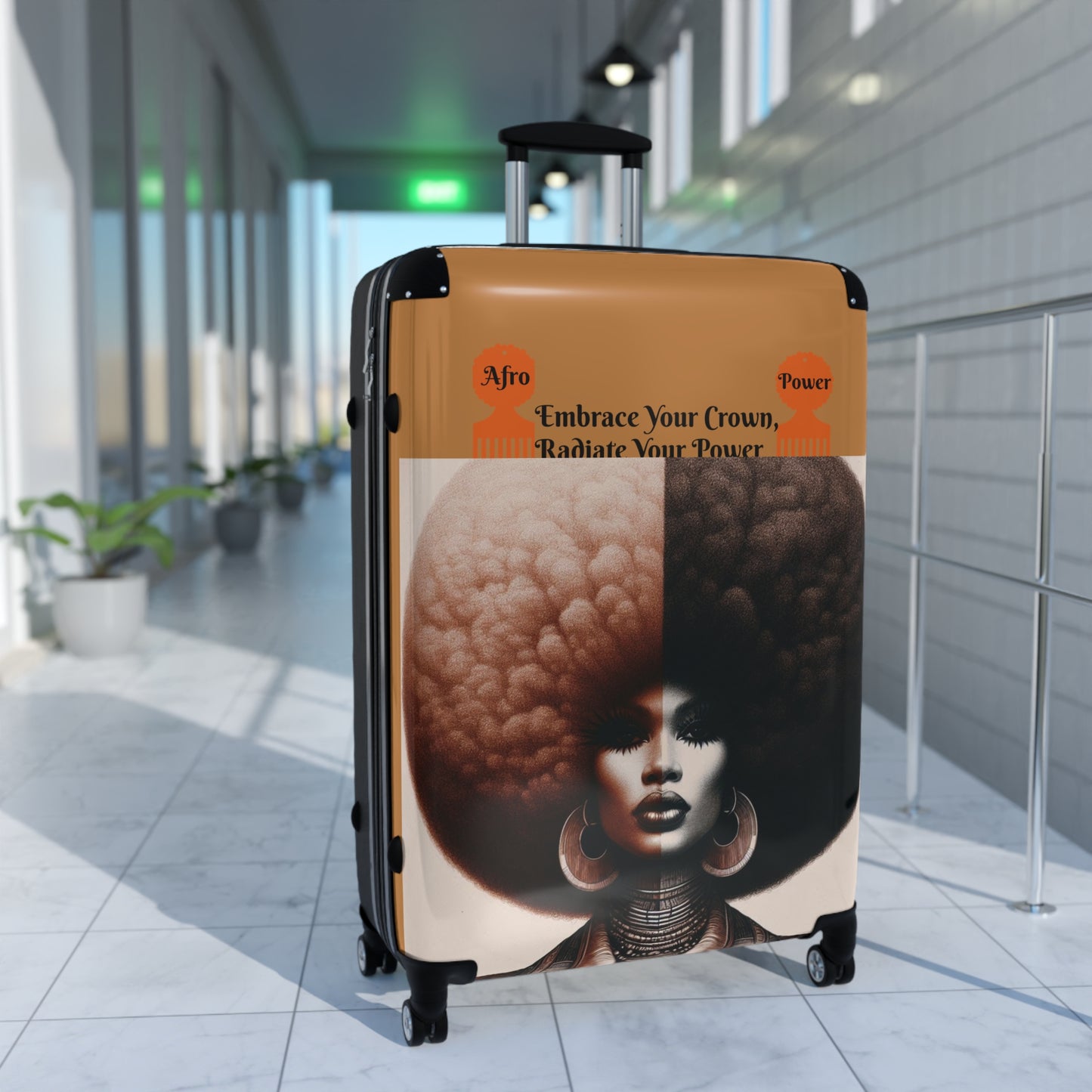 Afro Power Suitcases #AP13
