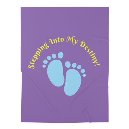 Stepping Into My Destiny Baby Swaddle Blanket #SID2