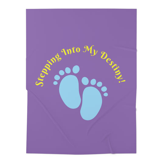 Stepping Into My Destiny Baby Swaddle Blanket #SID2