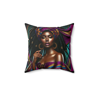 Divinity Luxury Spun Polyester Square Pillow #DL1