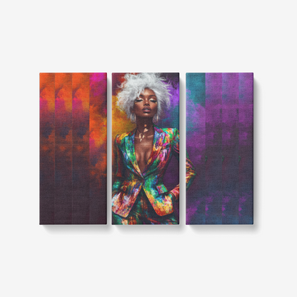 3 Piece Canvas Wall Art for Living Room - Framed Ready to Hang 3x8"x18"