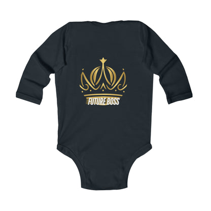 Future Boss Infant Long Sleeve Bodysuit #27IU