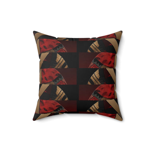 Dual Faced Spun Polyester Square Pillow #DF1