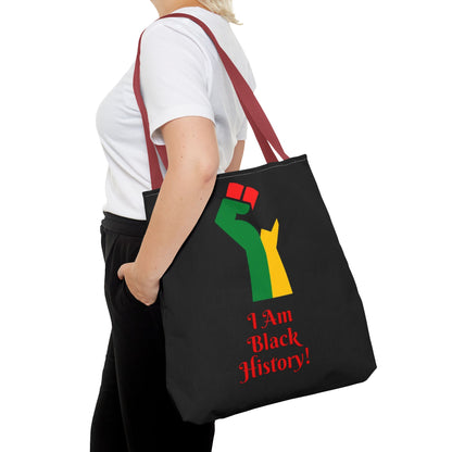 Empowering Black History Tote Bag - "I Am Black History!"