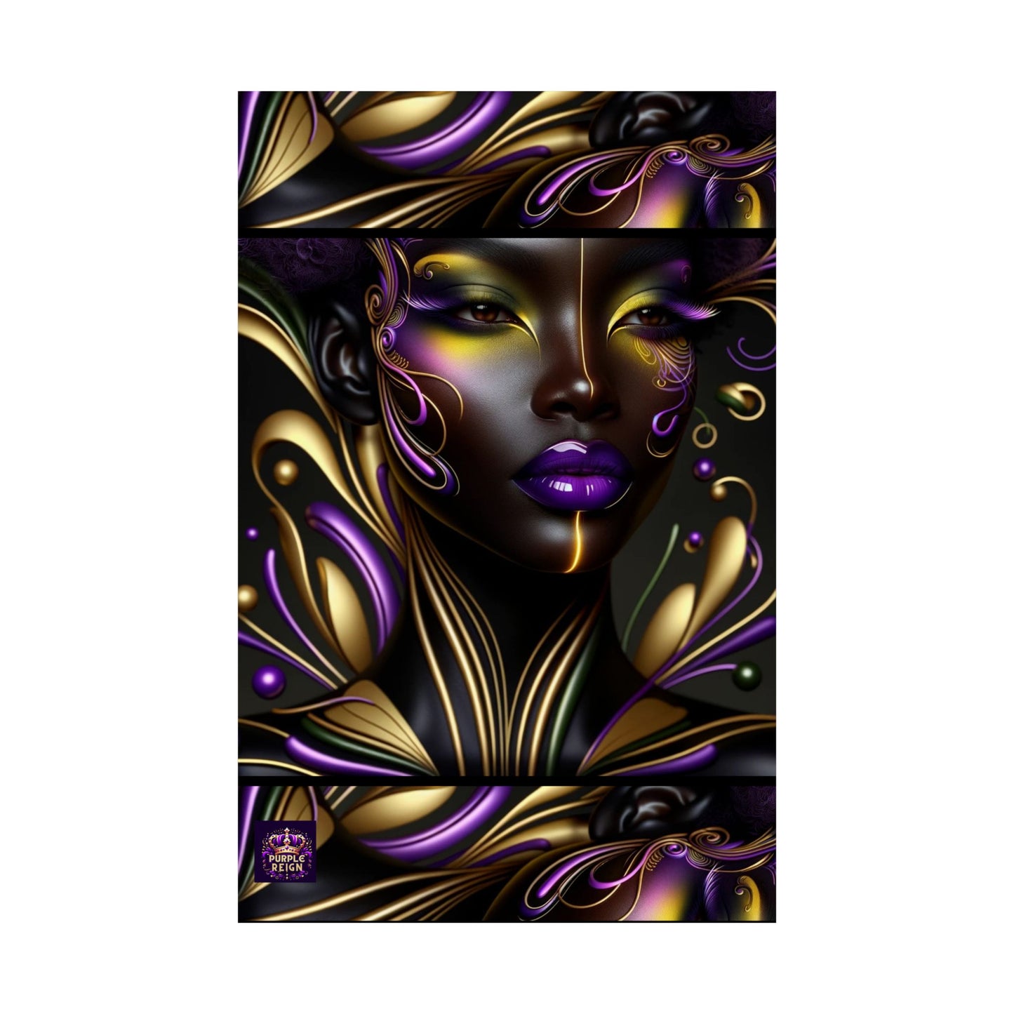 Purrple Reign Matte Vertical Posters #PR7