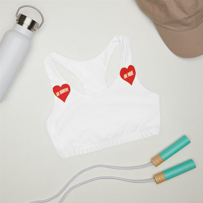 UR Worthy-UR More Girls' Double Lined Seamless Sports Bra (AOP) #15