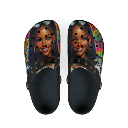 Future Boss EVA Foam Rubber Shoes (AOP) #41U