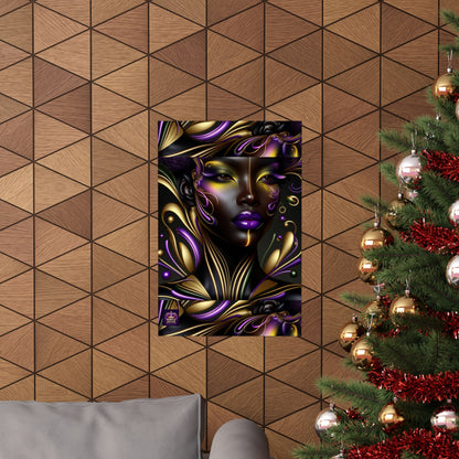 Purrple Reign Matte Vertical Posters #PR7