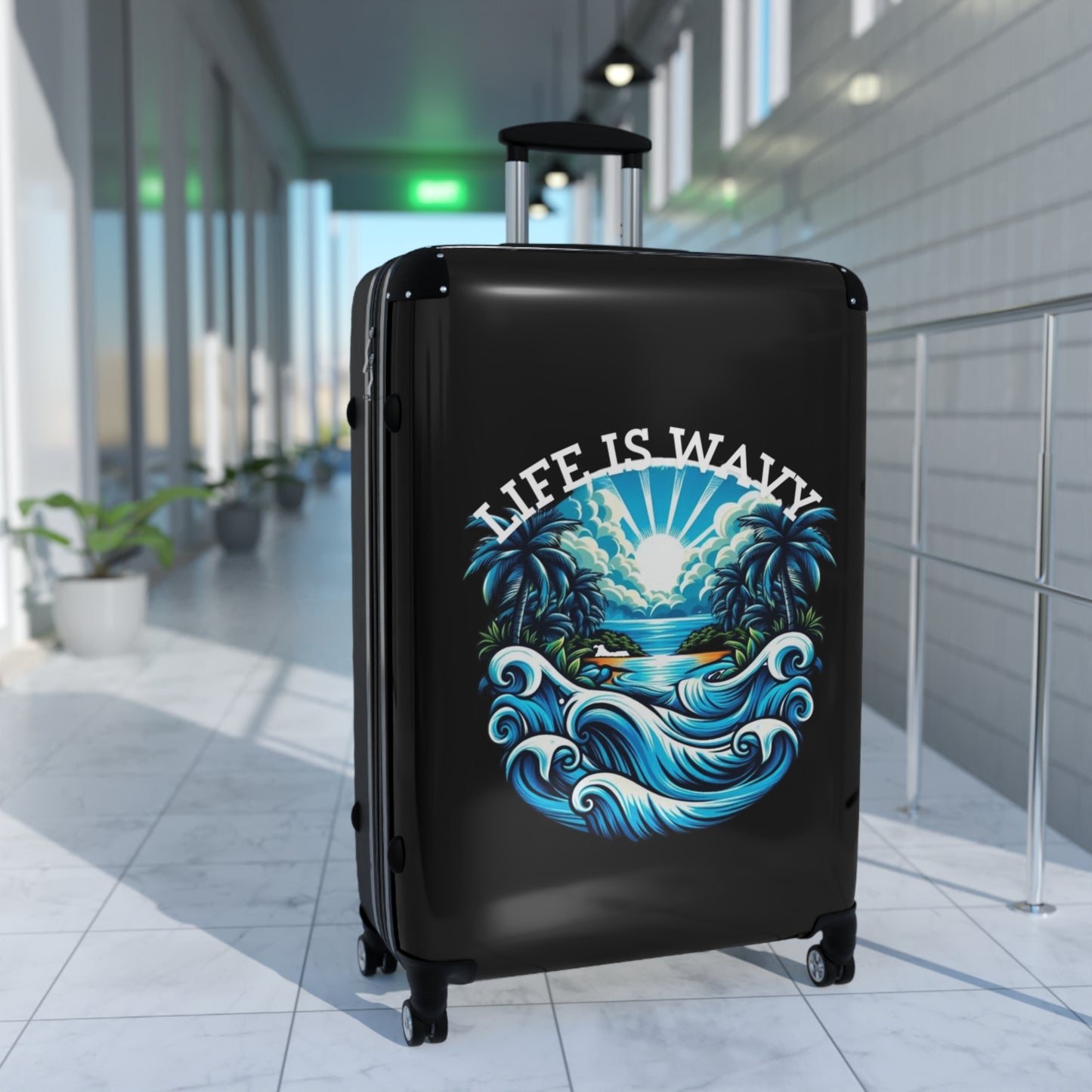 Life is Wavy Suitcases #LW1