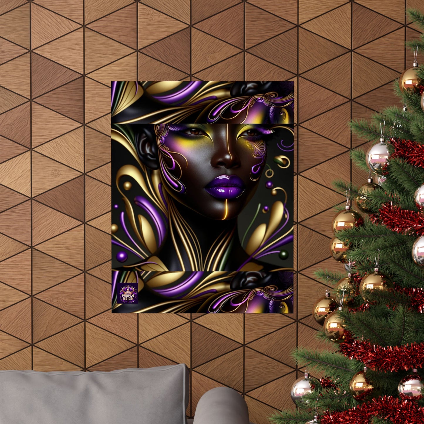Purrple Reign Matte Vertical Posters #PR7