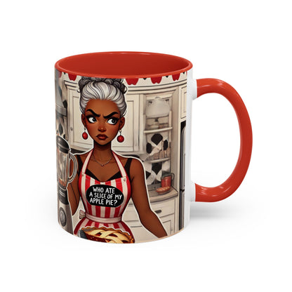 Apple Pie Heist Accent Coffee Mug (11, 15oz) #APH1