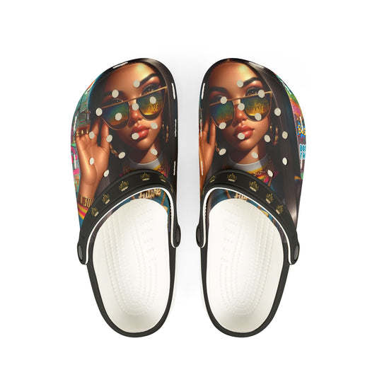 Future Boss EVA Foam Rubber Shoes (AOP) #25U