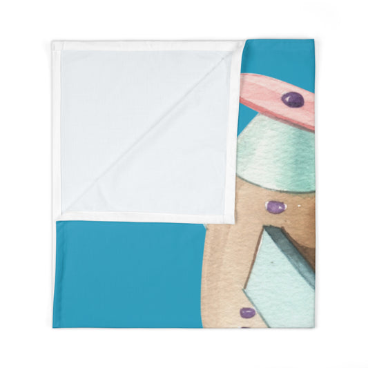Train Baby Swaddle Blanket #TR1