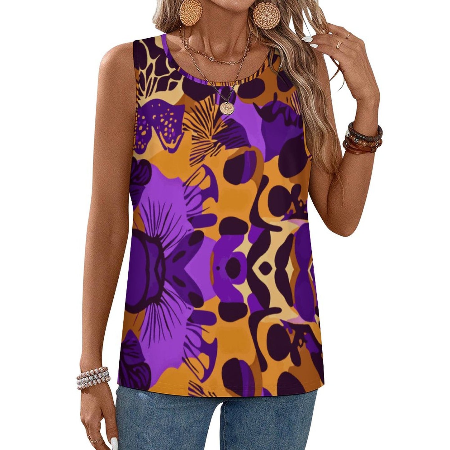 180gsm Women's Tank Top DS010 (All-Over Printing)