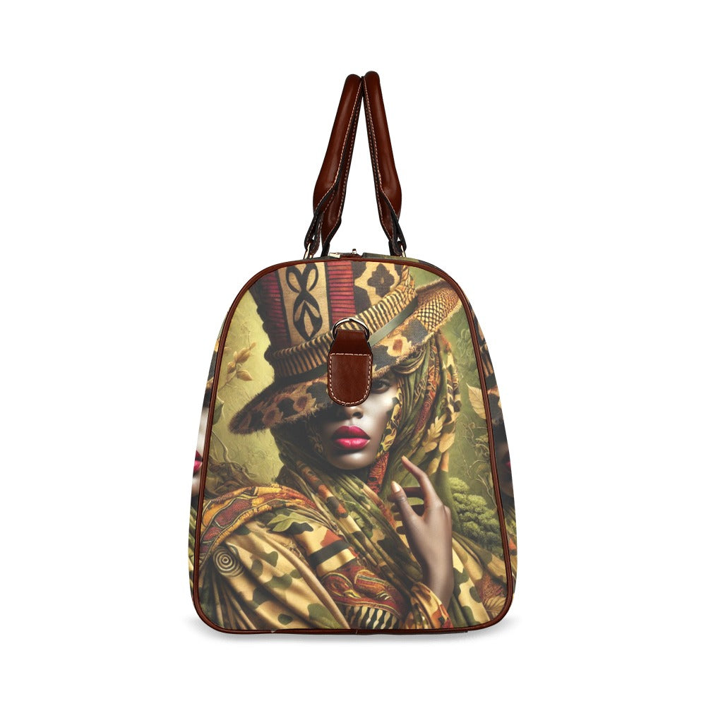 Camo Queen Waterproof Large Travel Bag Waterproof Travel Bag/Large (Model 1639)