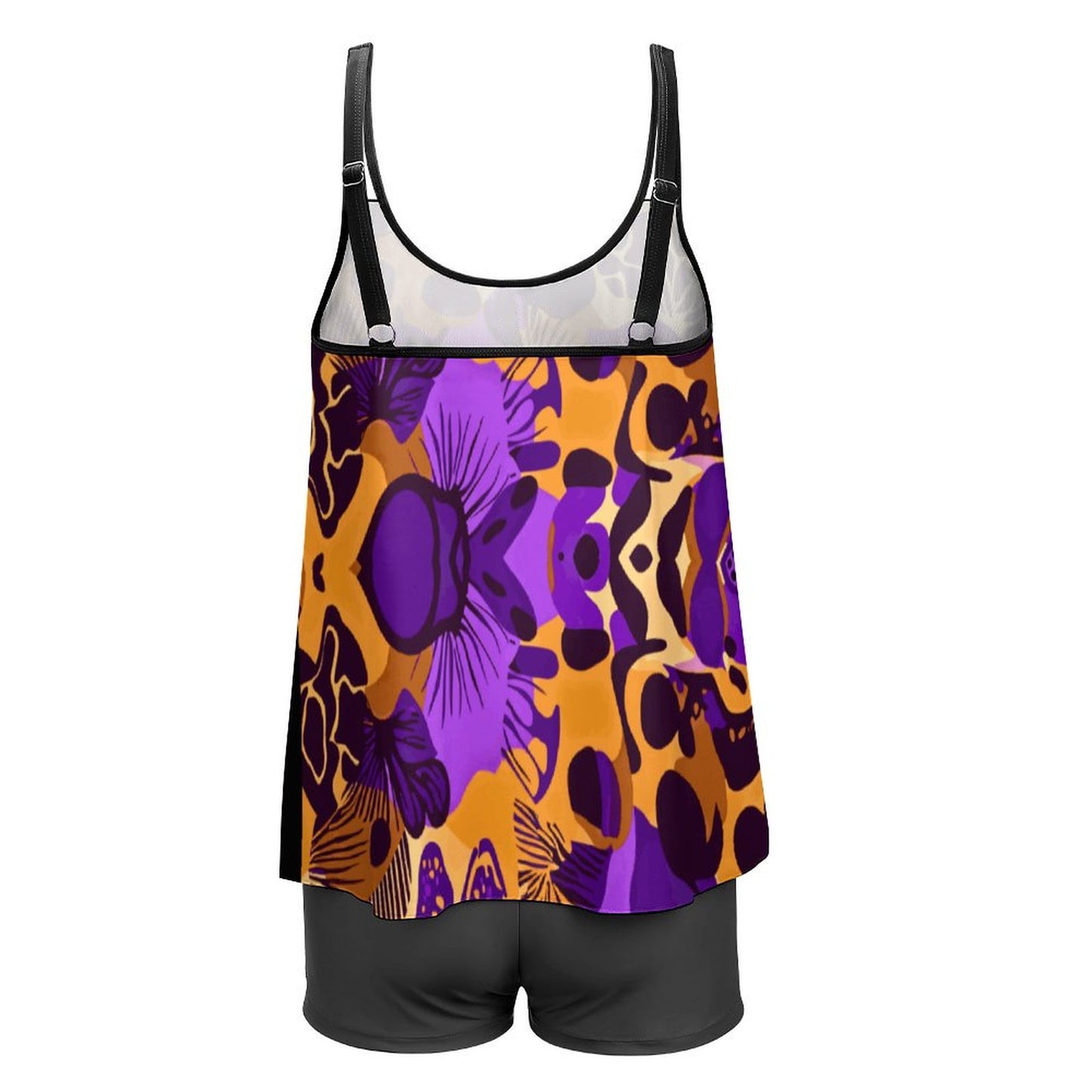 Tankini Two Piece Swimsuits QZ6072 (All-Over Printing on the Top)