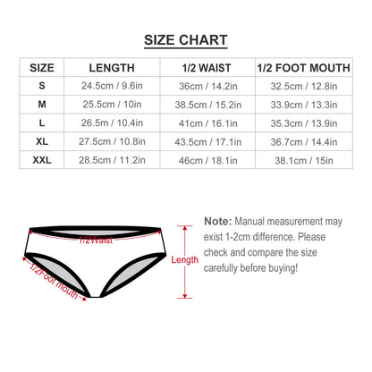 Ice Silk Women Underwear Thongs NZ207 (All-Over Printing)