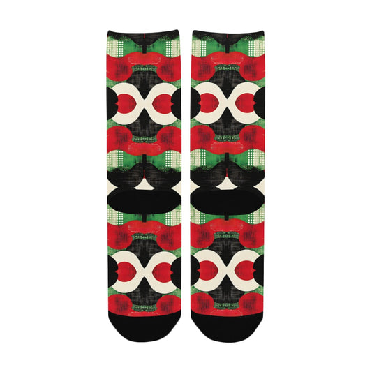 Geometric Pattern Socks for Men Women's Custom Socks