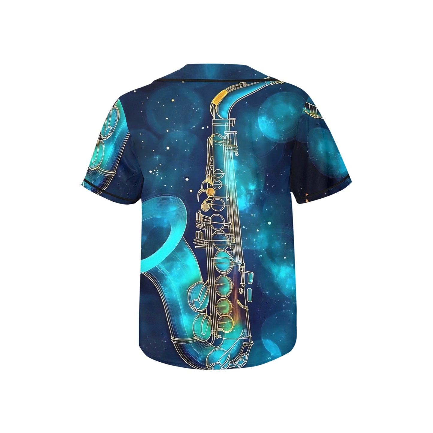 Saxophone Kids AOP Baseball Jersey All Over Print Baseball Jersey for Kids (Model T50)