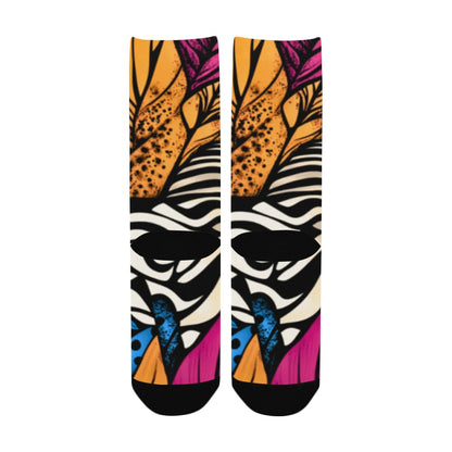 Geometric Pattern Socks for Men Women's Custom Socks