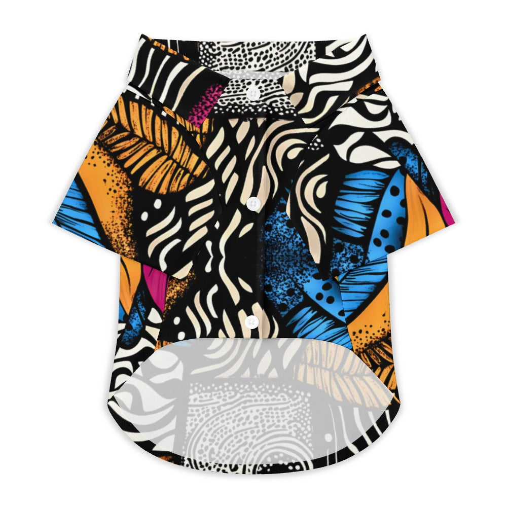 Geometric Pattern Pet shirt
