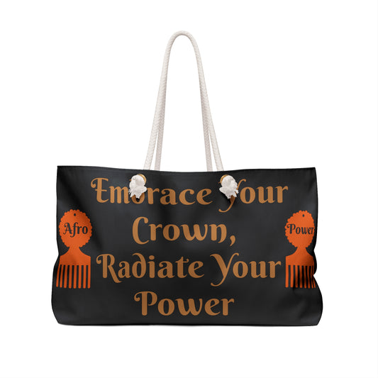 Afro Power Weekender Bag #AP1