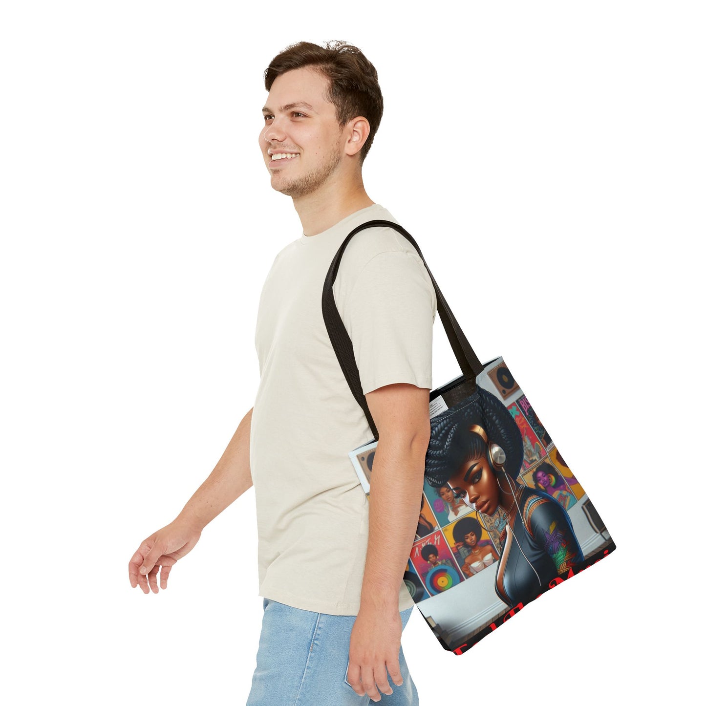 Feel The Music Tote Bag (AOP) #FM8