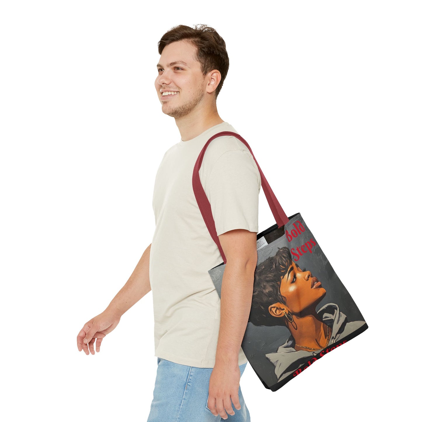 Bold Steps Tote Bag (AOP) #T11