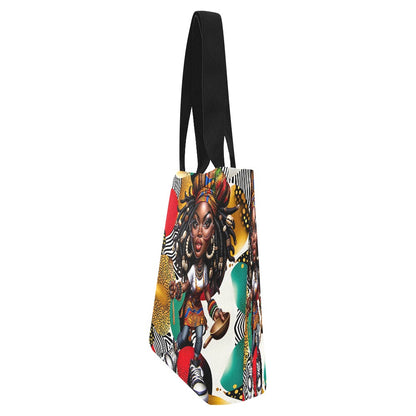 Canvas Tote Bag (Model1657) (Set of 4)