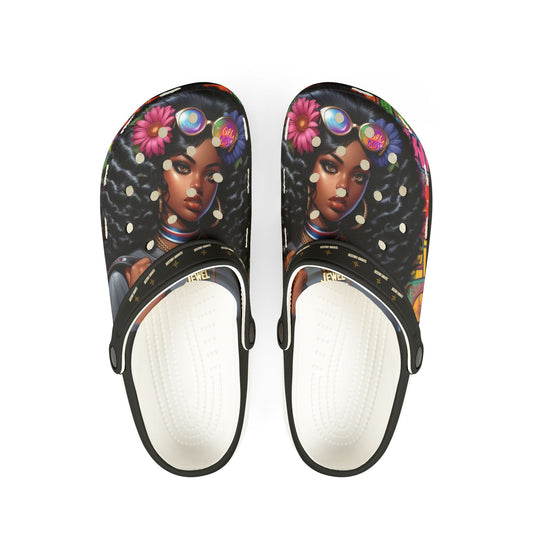 Destined For Greatness EVA Foam Rubber Shoes (AOP) #37U