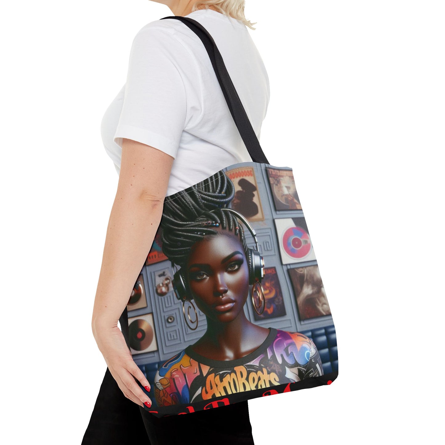 Feel The Music Tote Bag (AOP) #FM15