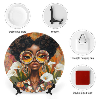 Bone China Decorative Plate