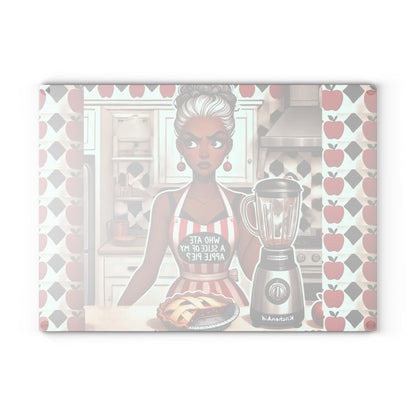 Apple Pie Heist Glass Cutting Board #APH1