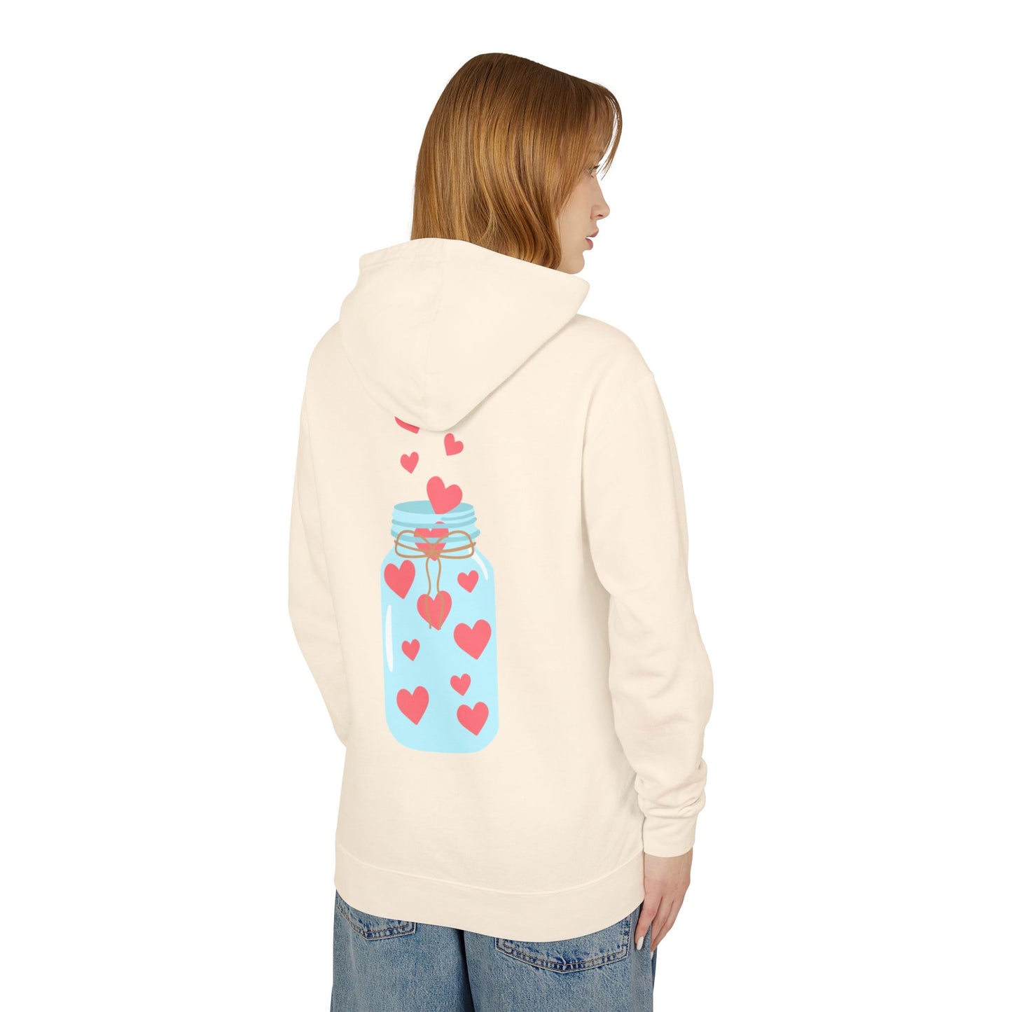 Affirmations Unisex Lightweight Hooded Sweatshirt #AU5