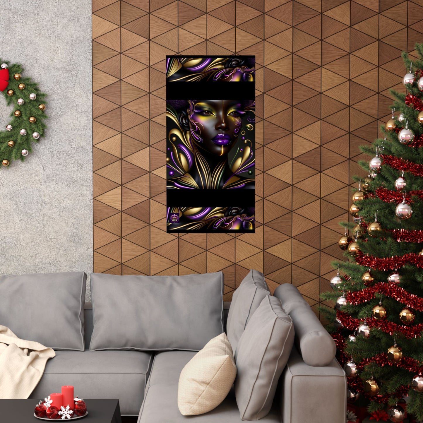 Purrple Reign Matte Vertical Posters #PR7